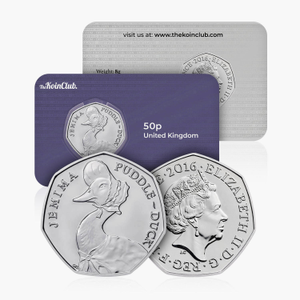 2016 Circulated Beatrix Potter series - Jemima Puddle-Duck 50p Coin