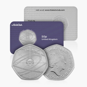 2017 Circulated Isaac Newton 50p Coin