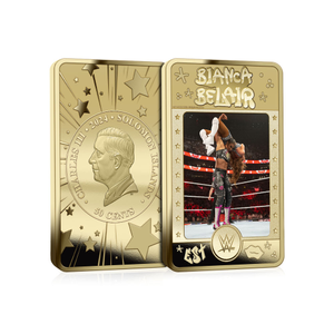 The Official WWE Superstars Bianca Belair Lenticular Gold Coin Bar