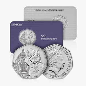 2019 Circulated Paddington Bear series - Paddington at St. Paul’s Cathedral 50p Coin