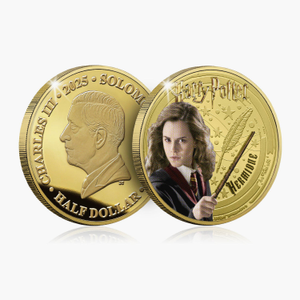 The Magic of Hogwarts Harry Potter 2025 Hermione 24 Carat Gold Plated Coin