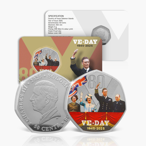 VE Day 80th Anniversary Edition Silver Plated 2025 BU Coin reviews