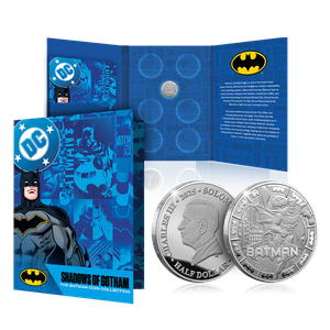 2025 The Shadows of Gotham Batman .999 Silver Plated Coin