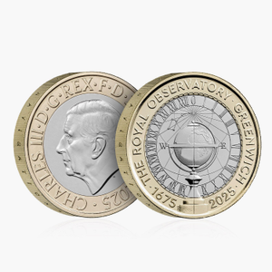 350 Years of the Royal Observatory 2025 UK £2 BU Coin