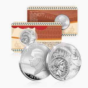 2025 Roman Empire Julius Caesar Silver Plated BU Coin