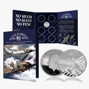 2025 Battle of Britain 85th Anniversary .999 Silver Plated Coin