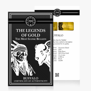 The Legends of Gold Buffalo Certificate