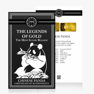 The Legends of Gold Chinese Panda Certificate