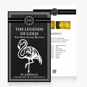 The Legends of Gold Flamingo Certificate