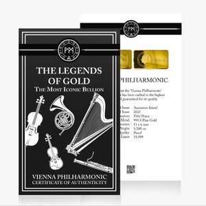 The Legends of Gold Vienna Philharmonic Certificate