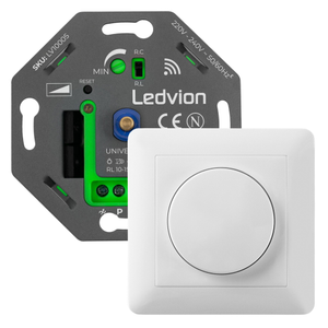 Smart WIFI Variateur LED 5-250 Watt - phase on et phase off - complète