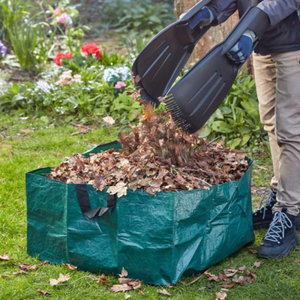 Garden Tidy Set with Jumbo Leaf Grabbers and SmartBag – Outdoor Leaf and Debris Collection Kit
