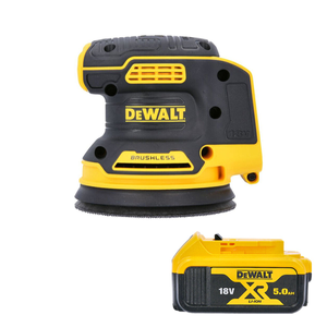 DeWalt DCW210 18V Cordless Brushless Orbital Sander With 1 x 5Ah Battery