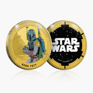 Boba Fett Gold-Plated Commemorative