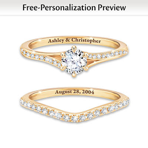 Lab-Grown Diamond Love's Destiny Bridal Ring Set
