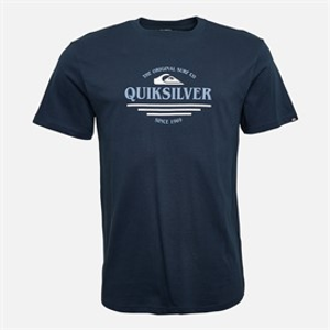 Quiksilver Mens Type Line T-Shirt Dark Navy