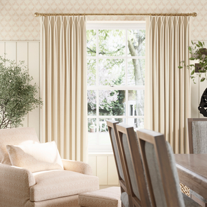 Trellis Prints, Noble Stripe Manson - Made to Measure Curtains