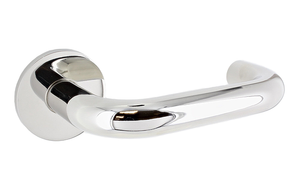 SDS Premium Safety Lever Handle 19mm Polished Stainless Steel