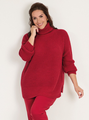 Vivienne Knitted Jumper - Red
