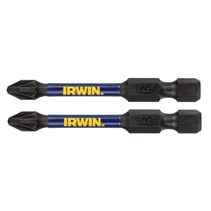 Irwin IRWIW6061413 PZ1 57mm 2 Piece Impact Pro Performance Screwdriver Bits | IW6061413