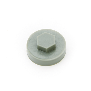 19mm Merlin Grey Colour Cap for Hexagon Self Drilling Tek Screws Pack of 100