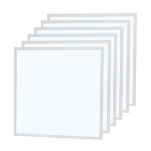 6x LED Panel Lights 600x600 - 36W - 100 Lm/W - 6500K Daylight - Flicker Free - UGR <22 - 3 Year Warranty