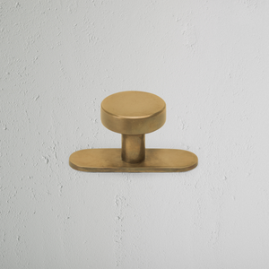 Kilburn Moyen Bouton de Meuble - Laiton Ancien