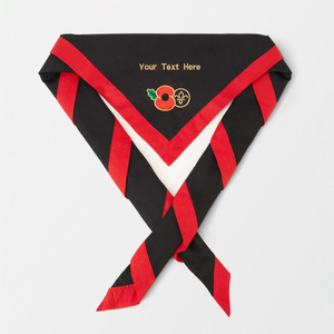 Poppy & Scouts Personalised Gold Scarf / Necker