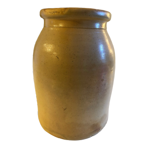 Vintage Rustic French Confit Jar Ceramic Pottery Crock Pot