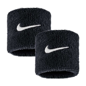 Nike Swoosh Classic Polsini Corti - Black/White