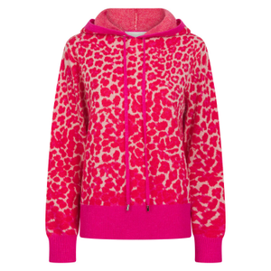 Leopard Norwood Hoodie In Pink (M)