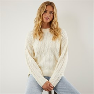 Bench Womens Chanice Jumper Ecru
