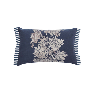 Tapestry Tree Cushion 60cm x 40cm, Blue