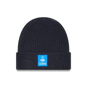 Detroit Lions NFL Sideline Charcoal Cuff knit Beanie Hat