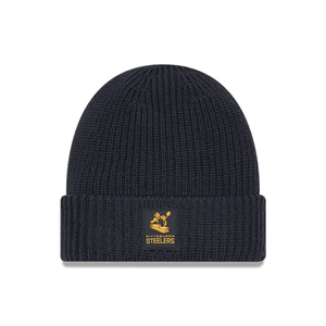 Pittsburgh Steelers NFL Sideline Charcoal Cuff knit Beanie Hat