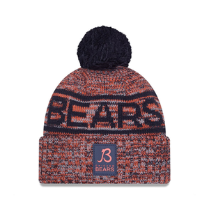 Chicago Bears NFL Sideline Navy Sport Knit Beanie Hat