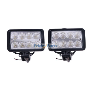2 Pieces LED Work Light 6649478 for Bobcat 553 653 753 763 773 853 863 873 953 963 320 322 325 328 331 341 425 428 E25 E26 E32 S70