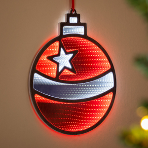Christmas Bauble Infinity Light