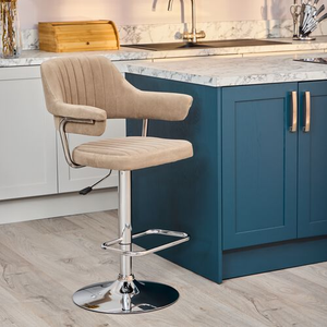 BELMONT Barstool Velvet Taupe