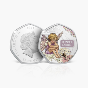 Candytuft Coin in Coin Holder