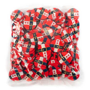 Christmas Santa Belt Milk Chocolate Coins Vegetarian Sweets 1kg