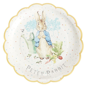 Peter Rabbit Round Paper Plates 23cm - Pack of 8