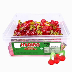 Haribo Happy Cherries Jelly Sweets - Pack of 100
