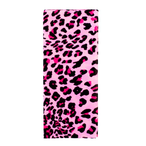 Hot Pink Leopard Print Tissue Gift Paper Sheets - Pack of 5