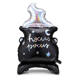 Halloween Hocus Pocus Cauldron Air Fill Standing Foil Balloon 80cm / 32 in