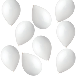 White Bio Mini Latex Balloons 13cm / 5 in - Pack of 50