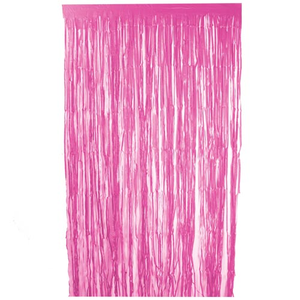 Hot Pink Paper Door Curtain Backdrop 1.9m x 99cm