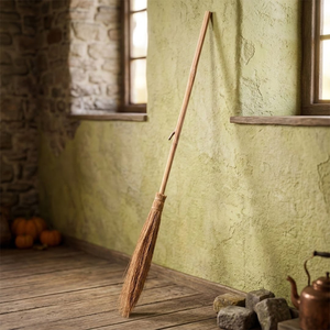 Witch's Broomstick Prop Halloween Fancy Dress Decoration 93cm