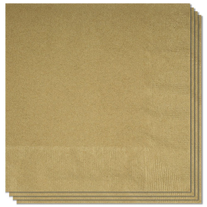Gold Luncheon Napkins 33cm 2 Ply - Pack of 20