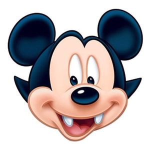 Mickey Mouse Halloween Disney Cardboard Face Mask